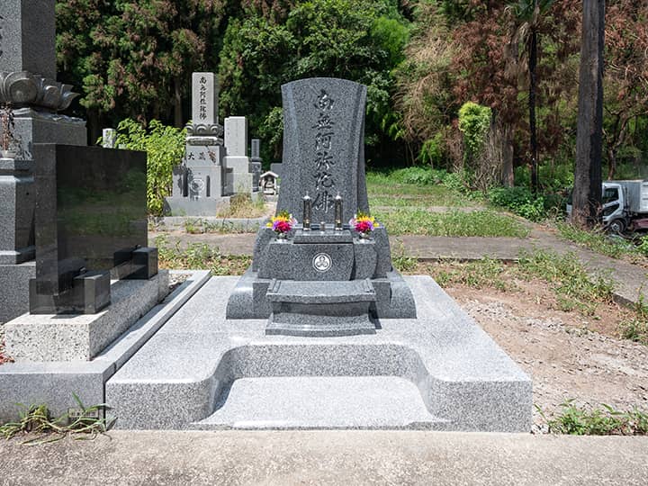 土地付 新設大理石墓（福建省産）デザイン販売施工